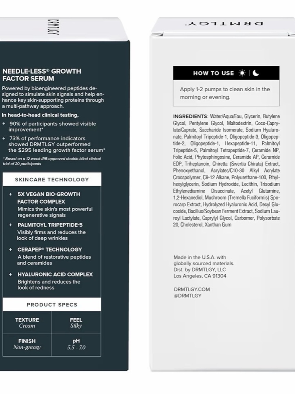 Drmtlgy Needle-Less Growth Factor Serum — Black Bottle - Picture 2 of 2